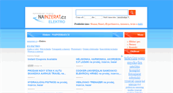 Desktop Screenshot of elektro.nainzerat.cz